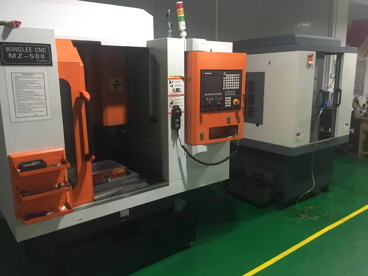 CNC machining equipment in the Dongguan factory